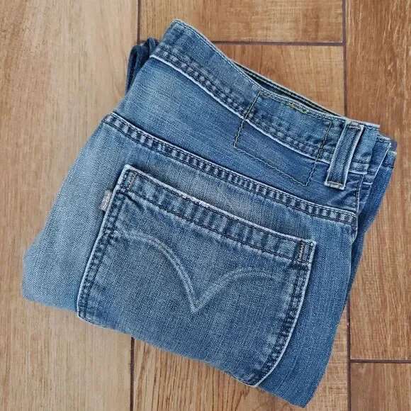 Levis Silvertab Jeans Mens *32x29 (32x30) True Straight Blue Denim Button Fly - Picture 16 of 16